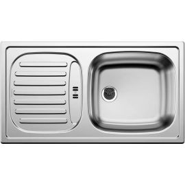 ÉVIER DE CUISINE EN ACIER INOXYDABLE BLANCO FLEX MINI AVEC UN BAC ET ÉGOUTTOIR GAUCHE 780X435 MM