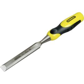 CISEAU À BOIS 15 MILLIMÈTRES STANLEY BIMATIÈRE AVEC MANCHE ERGONOMIQUE ET EMBOUT DE FRAPPE EN ACIER