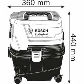 ASPIRATEUR EAU ET POUSSIÈRE BOSCH GAS 15 PROFESSIONAL 1100W