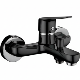 MITIGEUR MONOCOMMANDE BAIN ET DOUCHE EN LAITON NOIR MAT MODÈLE NIGER