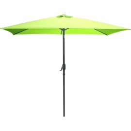 PARASOL RECTANGULAIRE INCLINABLE ANIS 2X3 M STRUCTURE EN ALUMINIUM ET TOILE POLYESTER 200 G – VENDU SANS SOCLE