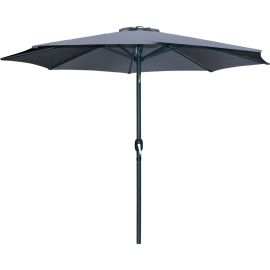 PARASOL ROND INCLINABLE 3 M ANTHRACITE AVEC STRUCTURE EN ALUMINIUM ET TOILE POLYESTER 200G – VENDU SANS SOCLE