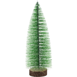 SAPIN DE NOËL VERT COMPACT 7 X 21 CM AVEC FINITION RÉALISTE