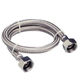 DOUBLE FLEXIBLE INOX 3/8 FEMELLE 60 CM