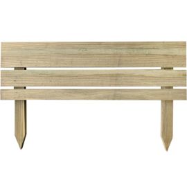 BORDURE EN BOIS NOVA 80 CM POUR JARDIN ET MASSIFS PIN TRAITÉ CLASSE 3