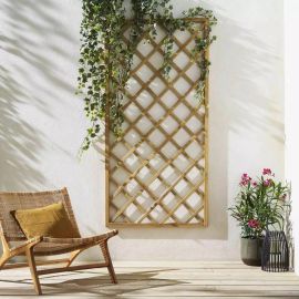 TREILLIS EN BOIS POUR PLANTES GRIMPANTES SOPRANO 90 X 180 CM EN PIN SYLVESTRE TRAITÉ AUTOCLAVE