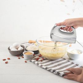 BATTEUR ÉLECTRIQUE À MAIN 200 WATTS TECHWOOD AVEC 5 VITESSES ET FONCTION TURBO