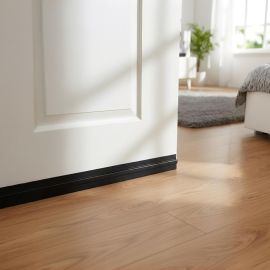 BAS DE PORTE ADHÉSIF ISOLANT BOURRELET 93 CM NOIR