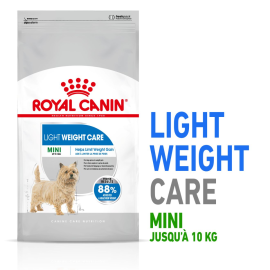 CROQUETTES POUR CHIEN ADULTE PETITE RACE CONTRÔLE DU POIDS MINI LIGHT WEIGHT CARE 3 KILOGRAMMES ROYAL CANIN