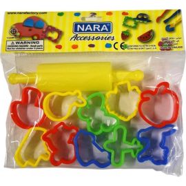 10 MOULES EN PLASTIQUE + 1 ROULEAU