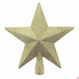 CIMIER ETOILE PAILLETEE - OR H 20 CM
