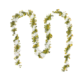 GUIRLANDE À BRINS FINS BICOLORE DORÉE AVEC MOTIF ÉTOILE