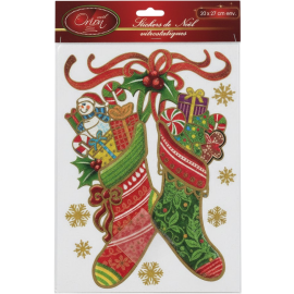 STICKERS DE NOËL POUR DÉCORATION DE FENÊTRE
