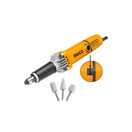 MEULEUSE DROITE 6MM 400W + 3 ACCESSOIRES INGCO