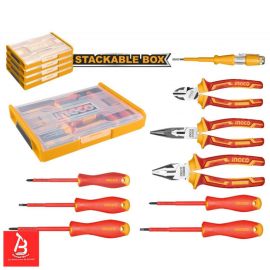 JEU D'OUTILS À MAIN ISOLÉS 9 PIECECS INGCO