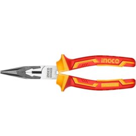 PINCE À LONG BEC ISOLÉE 160 MM POUR TRAVAUX ÉLECTRIQUES JUSQU’À 1000 VOLTS INGCO