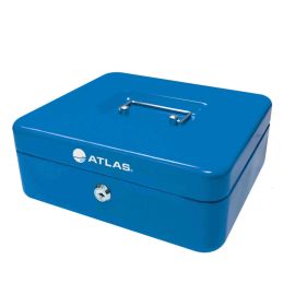 CAISSE A MONNAIE ATLAS L200XL160XH90MM BLEU