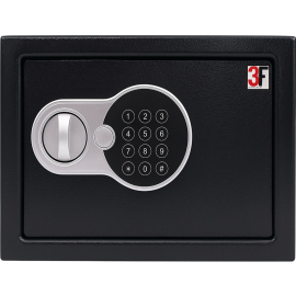 COFFRE FORT BASIQUE 3F 250 GRIS AVEC CLÉS ET FIXATIONS