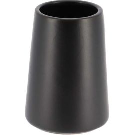GOBELET EN GRÈS NOIR DESIGN INTEMPOREL POUR SALLE DE BAIN