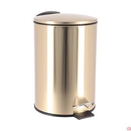 POUBELLE METAL FREIN DE CHUTE 3L - OR