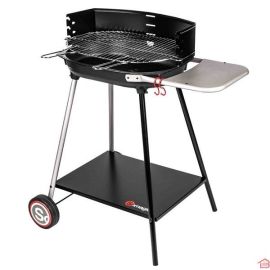 BARBECUE À CHARBON MYCONOS AVEC CUVE EN FONTE 52X37 CM