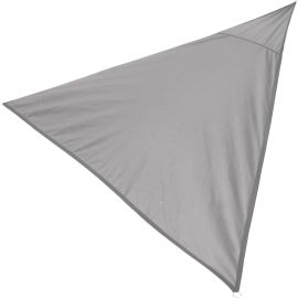 TOILE D’OMBRAGE TRIANGULAIRE GRIS 3 X 3 X 3 M POLYESTER 160 GR/M²