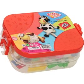 PATE À MODELER SET DE 7 PIÈCES + 10 MOULES