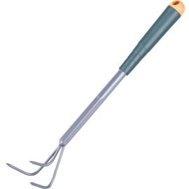 GRIFFE DE JARDINAGE 3 DENTS EN ALUMINIUM AVEC MANCHE EN PLASTIQUE