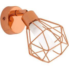 SPOT G9 CUIVRE ET BLANC ZAPATA EGLO