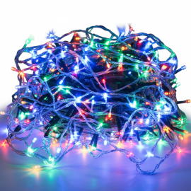 FILET LUMINEUX MULTICOLORE RGB 3 X 2 MÈTRES AVEC LED USAGE INTÉRIEUR ET EXTÉRIEUR