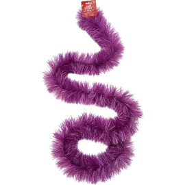 GUIRLANDE DE NOËL ANGE ROSE 12 CM SUR 6 BRANCHES