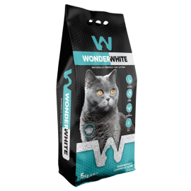 LITIÈRE BLANCHE WONDER WHITE 5 KG POUR CHAT AU SAVON DE MARSEILLE