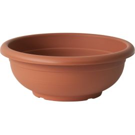 COUPE DÉCORATIVE TERRE CUITE 25 CM POUR PLANTES INTÉRIEURES ET EXTÉRIEURES