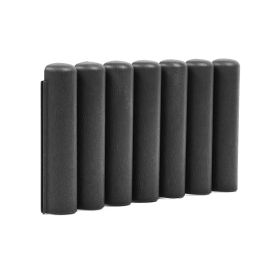 PACK 5 BORDURES TRONC CLICKBORDER 40X20CM ANTHRACITE