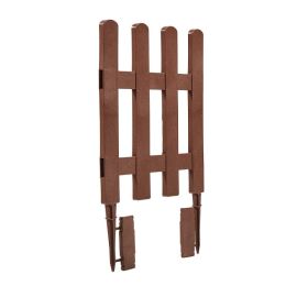 PACK 5 MINI CLOTURES CLICKFENCE 35X55CM MARRON
