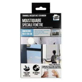 MOUSTIQUAIRE DÉCOUPABLE DE FENÊTRE 150X130 CM