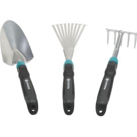 KIT OUTILS DE JARDINAGE GARDENA COMFORT POUR ENTRETIEN PLANTATION ET RATISSAGE