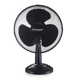 VENTILATEUR DE TABLE 30 CM 40 W NOIR TECHWOOD