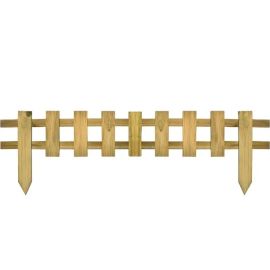 BORDURE DÉCORATIVE EN PIN SYLVESTRE 120X37 CM TRAITÉE AUTOCLAVE FSC