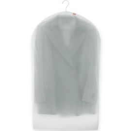 HOUSSE DE RANGEMENT POUR VÊTEMENTS RAYEN TAILLE S 60X100 CM AVEC FENÊTRE DE VISUALISATION GRIS