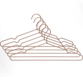 ENSEMBLE DE 5 CINTRES EN CUIVRE RAYEN POUR VÊTEMENTS ROBUSTES ET ÉLÉGANTS