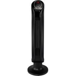 CHAUFFAGE SOUFFLANT COLONNE CERAMIQUE INST2400W ROWENTA NOIR AVEC SMART TECHNOLOGY