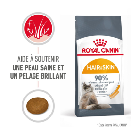 CROQUETTES POUR CHAT ADULTE SOIN DE LA PEAU ET DU PELAGE ROYAL CANIN HAIR AND SKIN CARE 400 GRAMMES