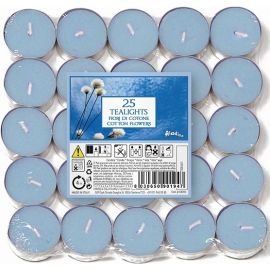 LOT DE 25 BOUGIES CHAUFFE-PLAT PARFUM FLEUR DE COTON