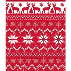 PAPIER CADEAU NOËL DECOR COSY FIRE 200X70CM