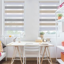 CLIP & FIX - STORE JOUR-NUIT TRICOLOR 150 X 180 CM