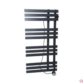 SECHE SERVIETTE VERONA 1000X500 NOIR THERMOSTAT