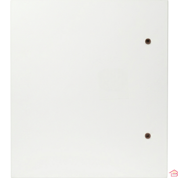 TABLETTE MURALE EN BOIS MDF BLANC À FIXATION INVISIBLE AVEC SUPPORTS ET VIS 300 X 235 X 38 MM