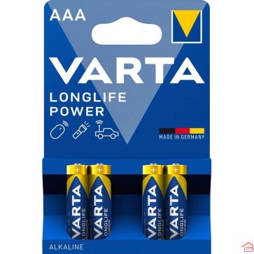 PILE ALCALINE VARTA LONGLIFE POWER 4 AAA