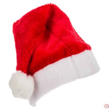 BONNET EN NOEL EN PELUCHE
